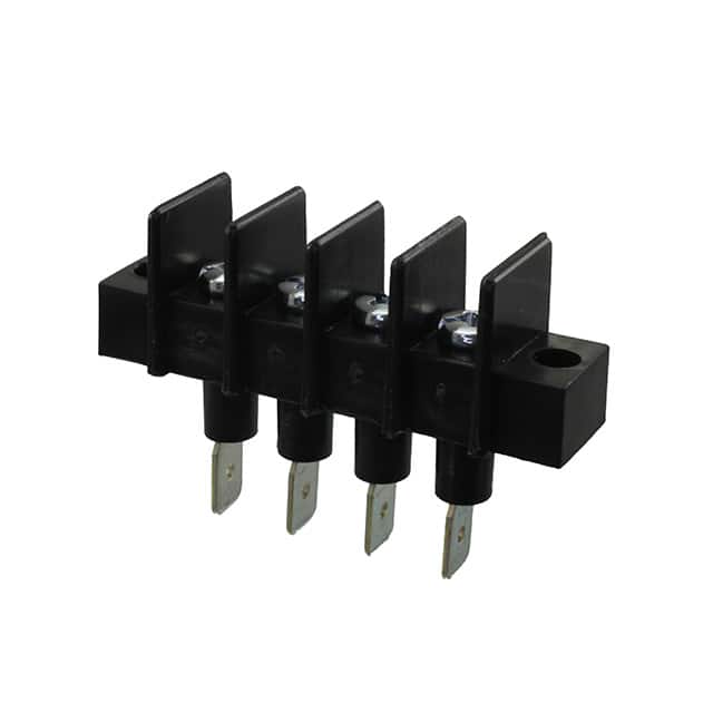 CFTQ-4 CONN BARRIER STRIP 4CIRC 0.375"