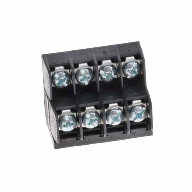 0387068008 CONN BARRIER STRIP 4CIRC 0.325"
