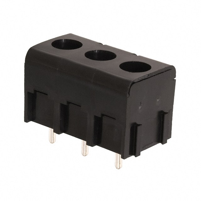 1546833-3 CONN BARRIER STRIP 3CIRC 0.375"
