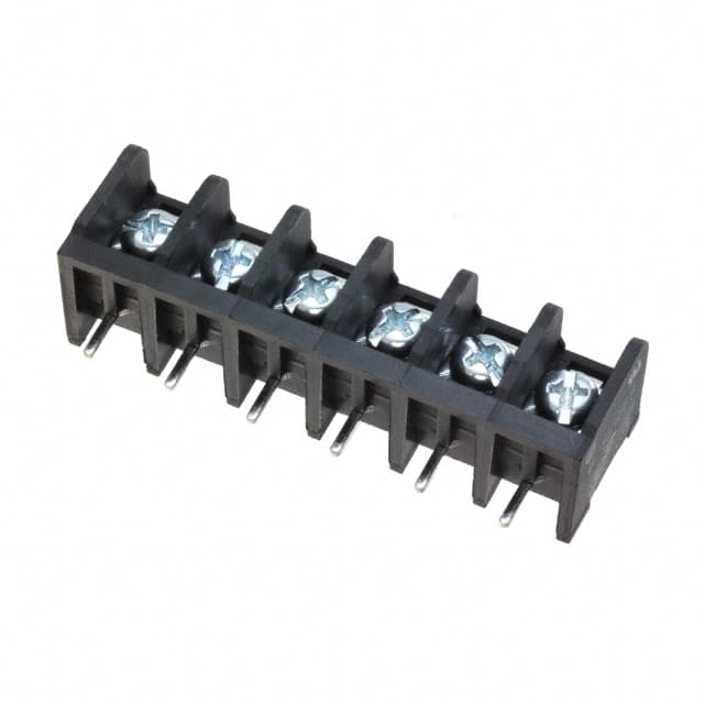 6PCR-06-006 CONN BARRIER STRIP 6CIRC 0.375"