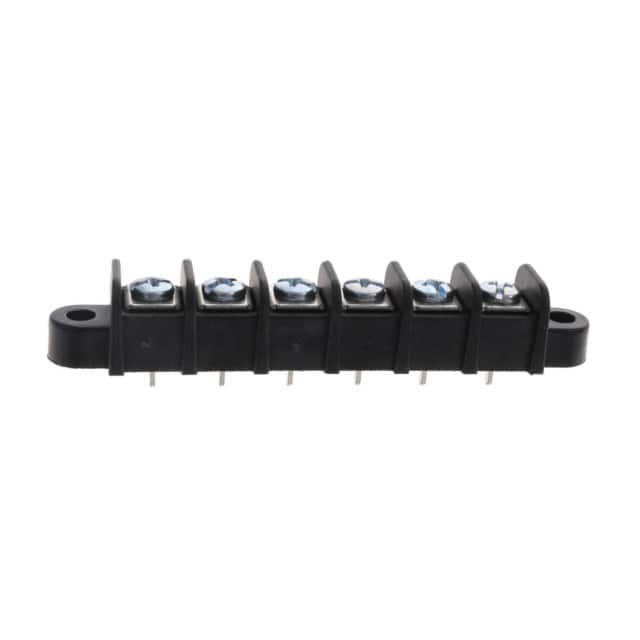 0387406106 CONN BARRIER STRIP 6CIRC 0.438"