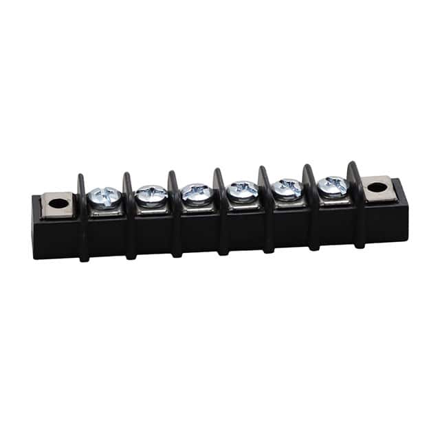 0387100206 CONN BARRIER STRIP 6CIRC 0.375"
