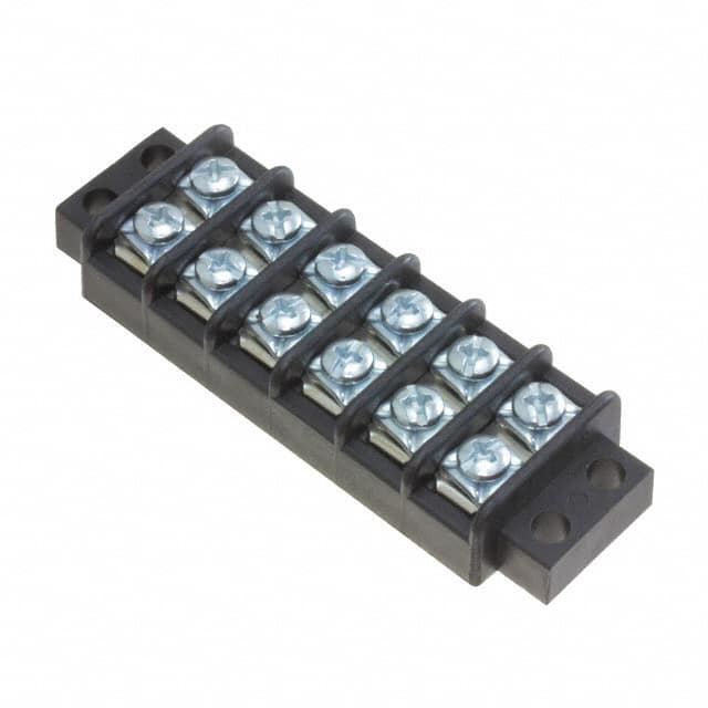 0387800306 CONN BARRIER STRIP 6CIRC 0.438"