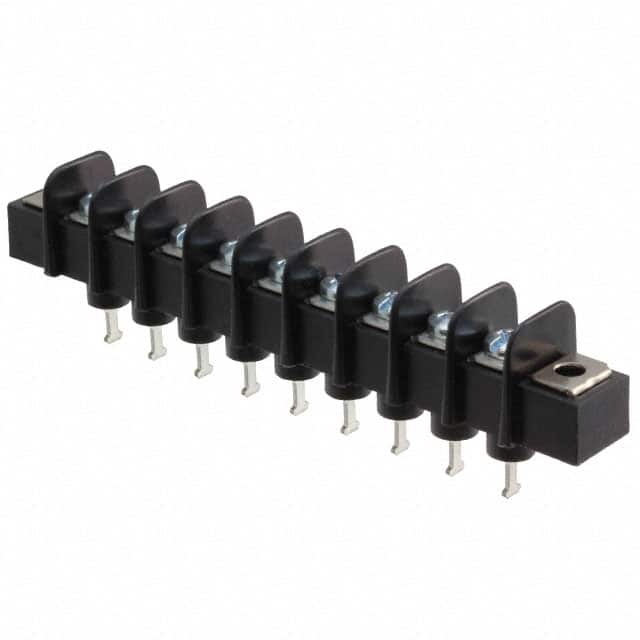 0387203209 CONN BARRIER STRIP 9CIRC 0.375"