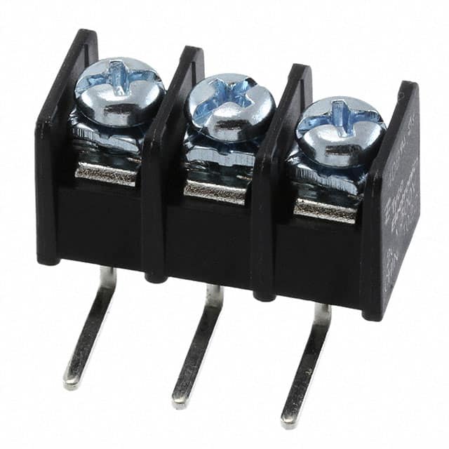 4DB-R108-03 CONN BARRIER STRIP 3CIRC 0.325"