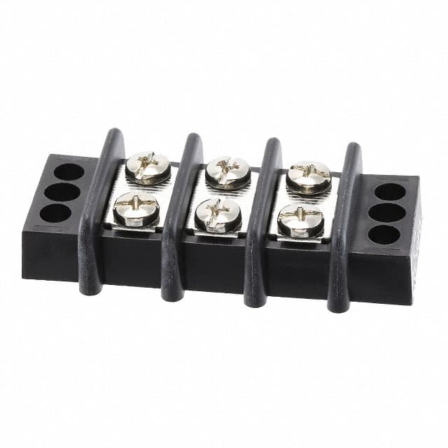 1546310-3 CONN BARRIER STRIP 3CIRC 0.563"