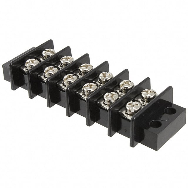 1546671-6 CONN BARRIER STRIP 6CIRC 0.437"