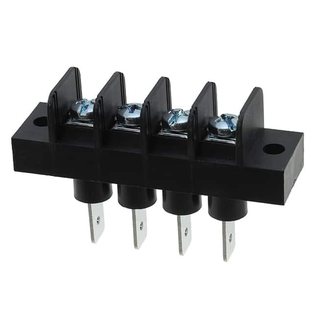 JC6-Q307-04 CONN BARRIER STRIP 4CIRC 0.375"