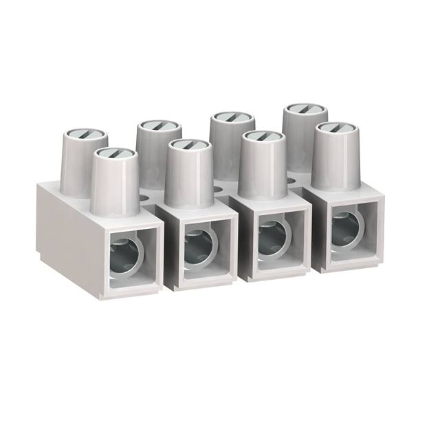 327-HDS/04 TERMINAL STRIP; SCRW; 04; 14-6 A