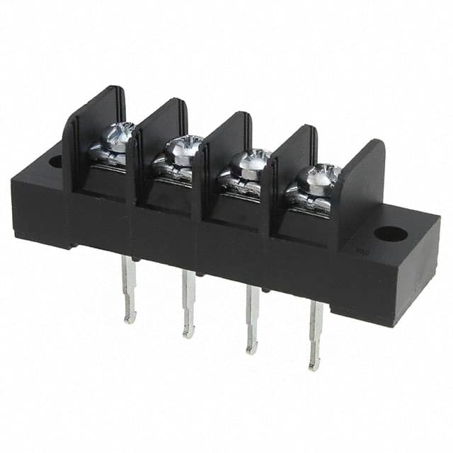 JC6-T208-04 CONN BARRIER STRIP 4CIRC 0.375"