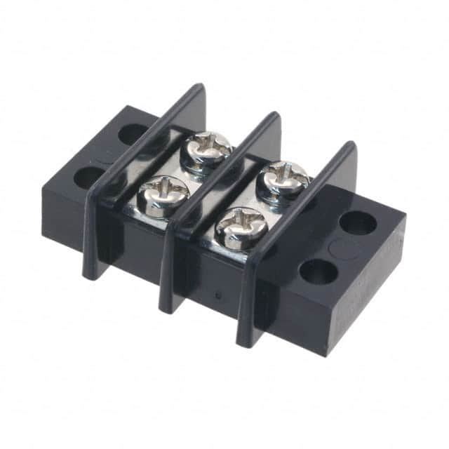 1546670-2 CONN BARRIER STRIP 2CIRC 0.437"