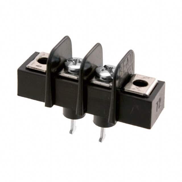 0387203202 CONN BARRIER STRIP 2CIRC 0.375"