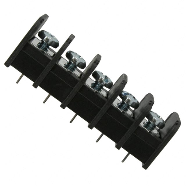 NC6-P107-05 CONN BARRIER STRIP 5CIRC 0.375"