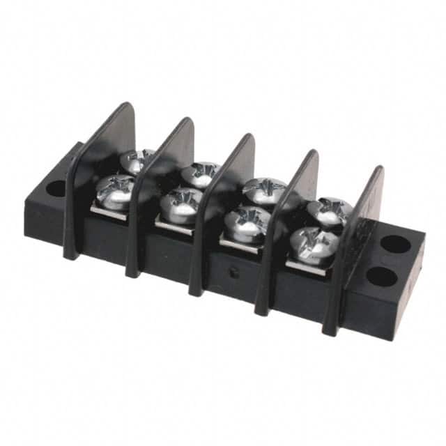 0387600104 CONN BARRIER STRIP 4CIRC 0.375"