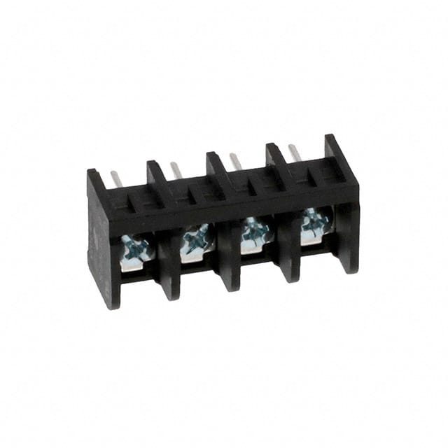 6PCV-04-007 CONN BARRIER STRIP 4CIRC 0.375"