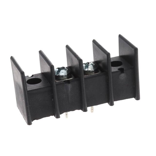 T38010-02-0 CONN BARRIER STRIP 2CIRC 0.375"