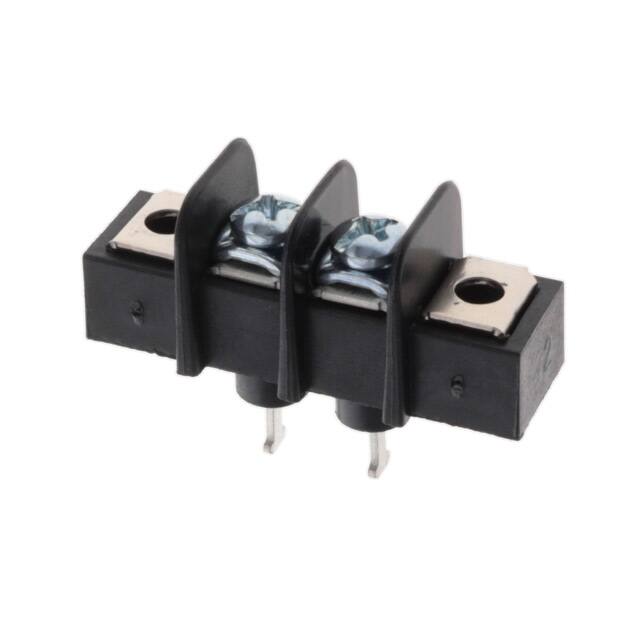 0387203802 CONN BARRIER STRIP 2CIRC 0.375"