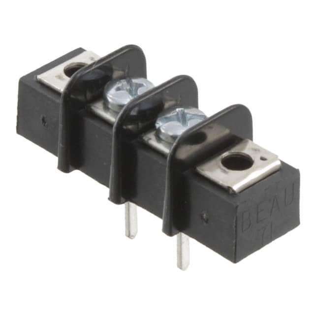0387112202 CONN BARRIER STRIP 2CIRC 0.375"
