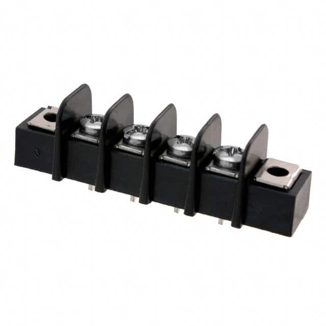 0387206404 CONN BARRIER STRIP 4CIRC 0.375"