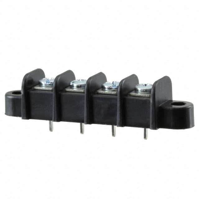 0387406104 CONN BARRIER STRIP 4CIRC 0.438"