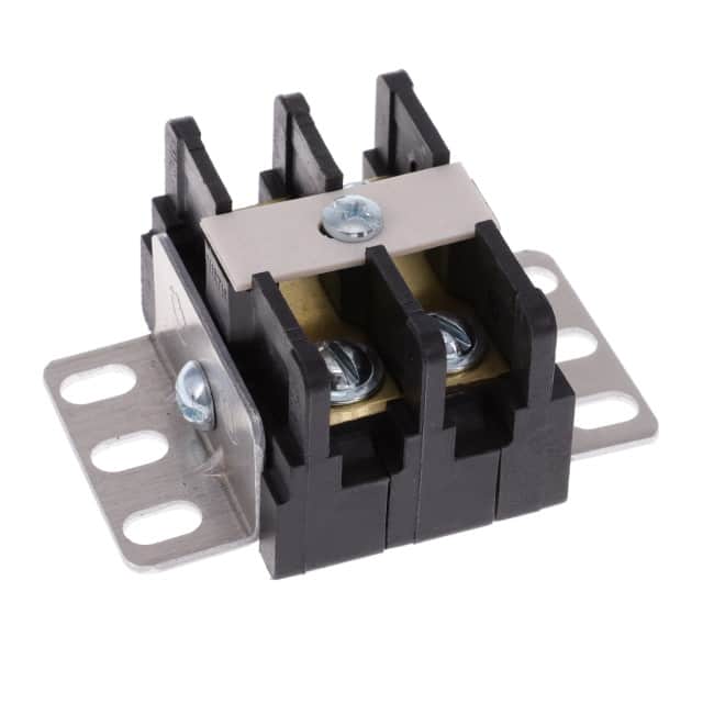 CDM-2 CONN BARRIER STRIP 2CIRC 0.546"