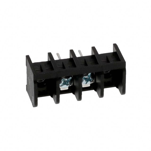 6PCV-02-009 CONN BARRIER STRIP 2CIRC 0.375"
