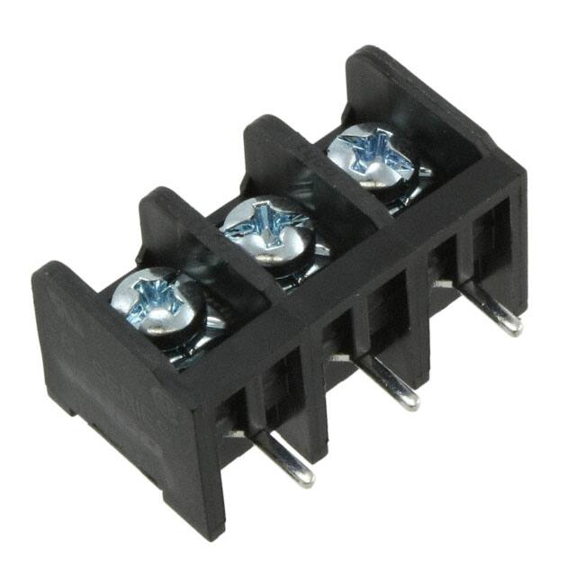 6PCR-03-006 CONN BARRIER STRIP 3CIRC 0.375"