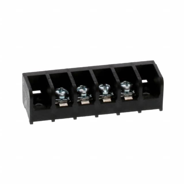 6PCR-04-008 CONN BARRIER STRIP 4CIRC 0.375"