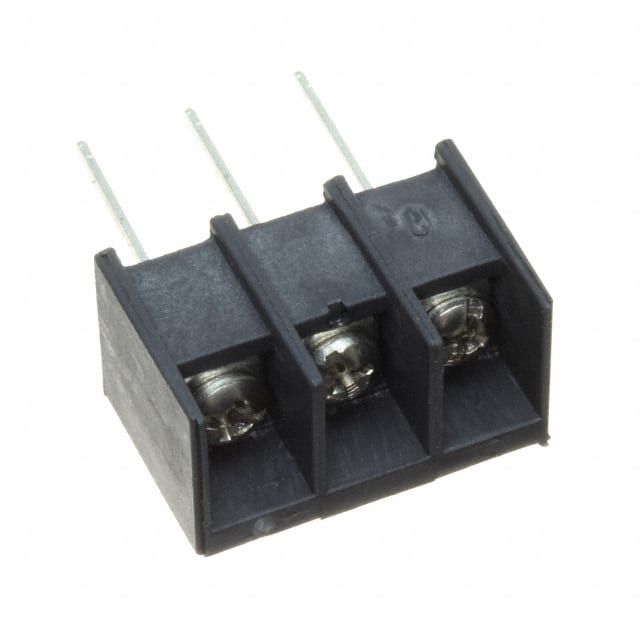 T37163-03-0 CONN BARRIER STRIP 3CIRC 0.375"
