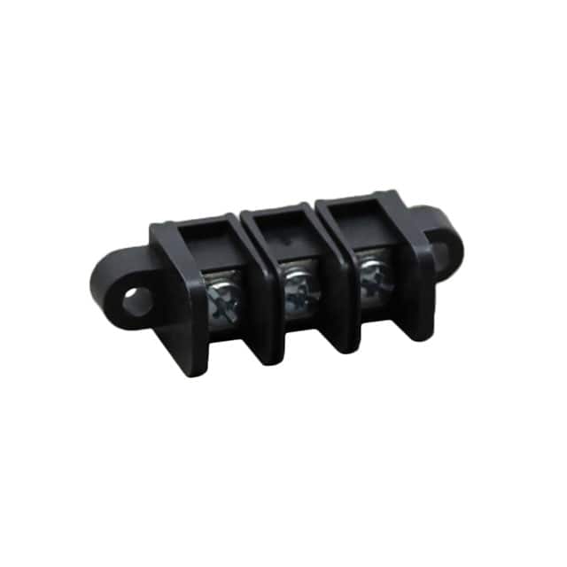 0386306403 CONN BARRIER STRIP 3CIRC 0.438"