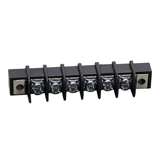 0387207406 CONN BARRIER STRIP 6CIRC 0.375"