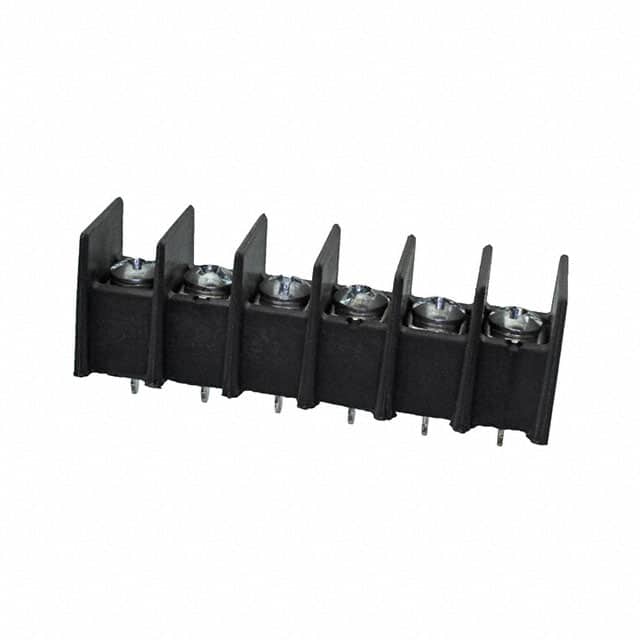 T38110-06-0 CONN BARRIER STRIP 6CIRC 0.375"