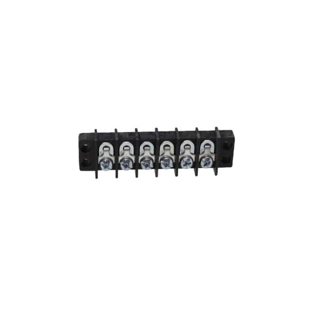 1506-Y CONN BARRIER STRIP 6CIRC 0.375"