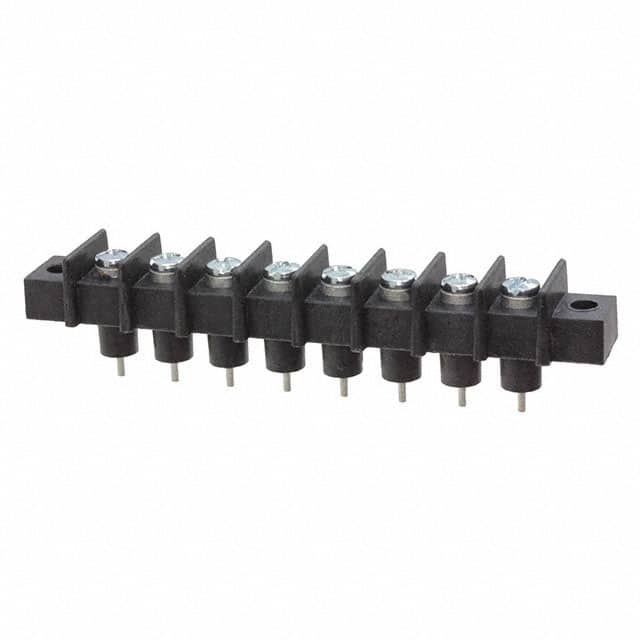 GFTPX-8 CONN BARRIER STRIP 8CIRC 0.438"