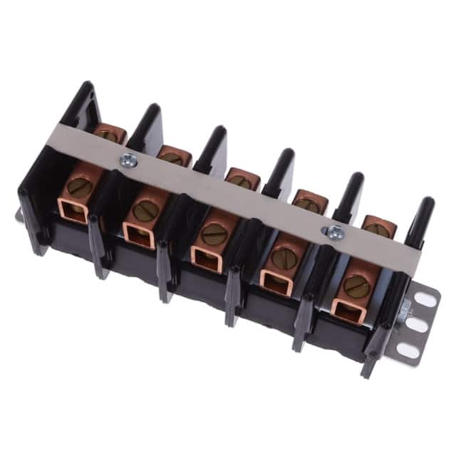 T-5 CONN BARRIER STRIP 5CIRC 1.16"
