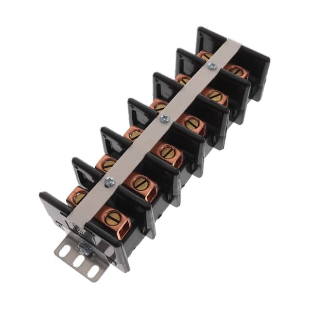 T-6 CONN BARRIER STRIP 6CIRC 1.16"