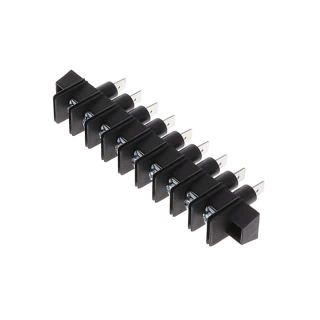 A31930907 CONN BARRIER STRIP 9CIRC 0.437"
