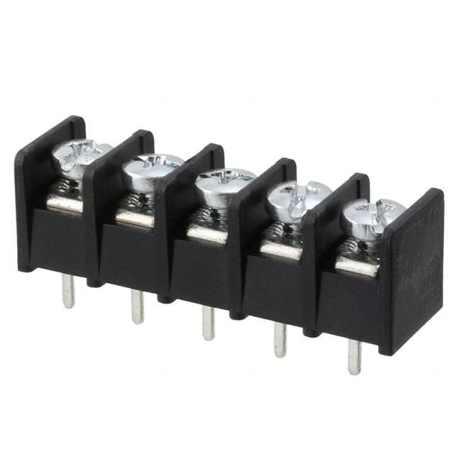 4DB-P107-05 CONN BARRIER STRIP 5CIRC 0.325"