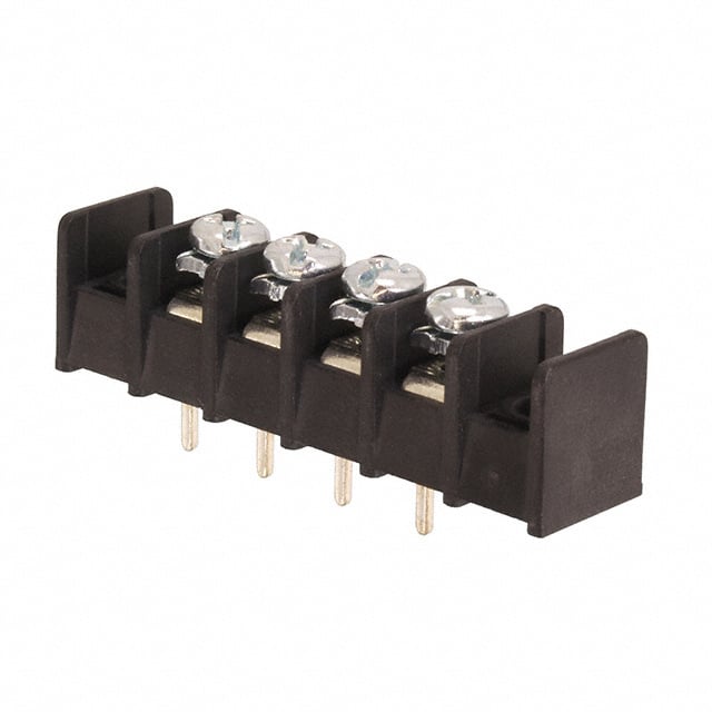 4DB-P208-04 CONN BARRIER STRIP 4CIRC 0.325"