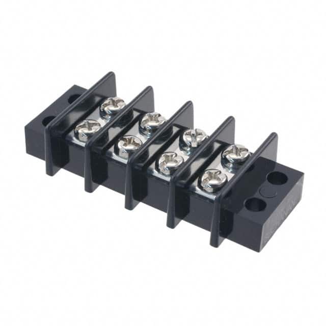 1546670-4 CONN BARRIER STRIP 4CIRC 0.437"
