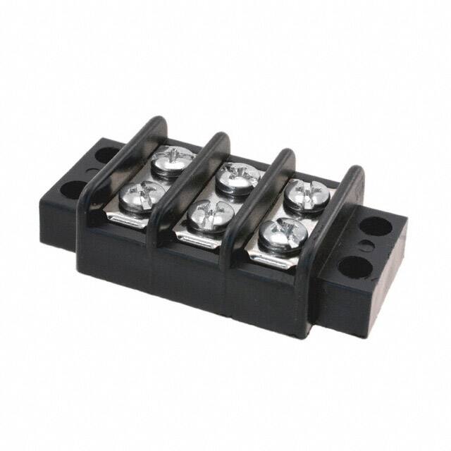 0387800103 CONN BARRIER STRIP 3CIRC 0.438"
