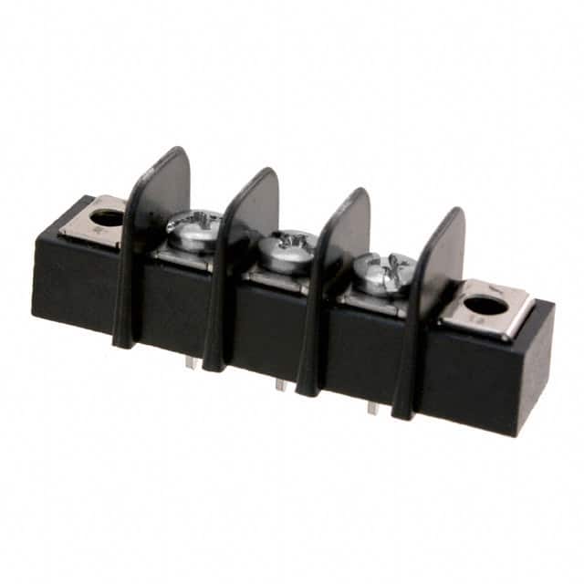 0387206203 CONN BARRIER STRIP 3CIRC 0.375"