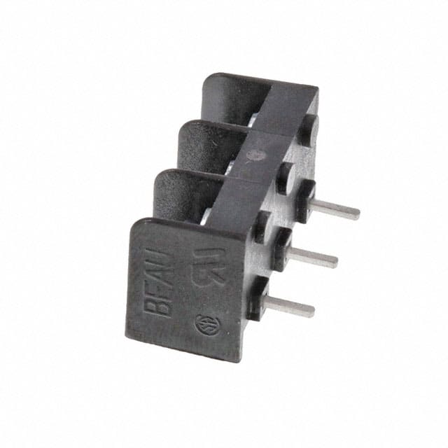 0386907803 CONN BARRIER STRIP 3CIRC 0.325"