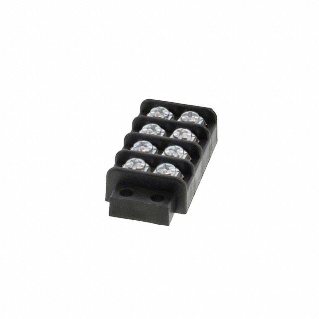 0387800304 CONN BARRIER STRIP 4CIRC 0.438"