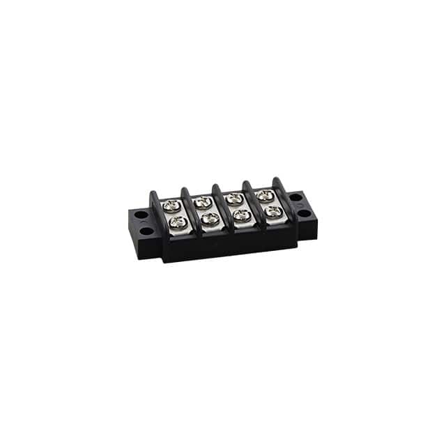 0387800204 CONN BARRIER STRIP 4CIRC 0.438"