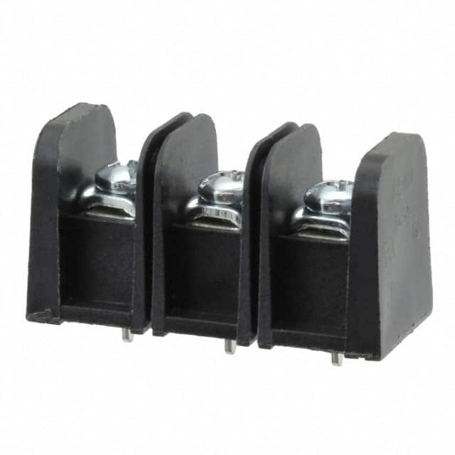 0386307803 CONN BARRIER STRIP 3CIRC 0.438"
