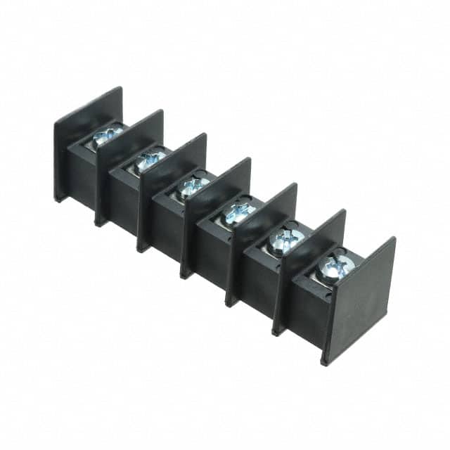 431100-06-0 CONN BARRIER STRIP 6CIRC 0.438"