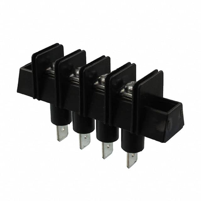 A31930407 CONN BARRIER STRIP 4CIRC 0.437"