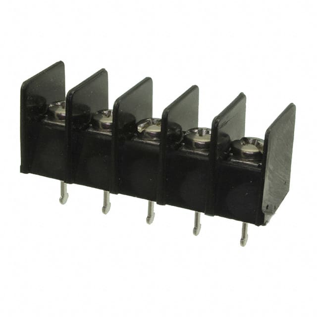 A206205CA CONN BARRIER STRIP 5CIRC 0.375"