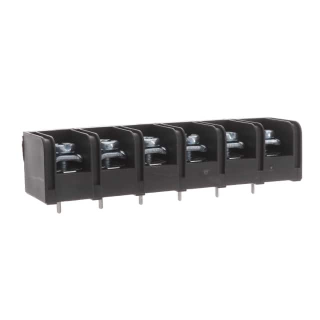 CB30220607 CONN BARRIER STRIP 6CIRC 0.437"